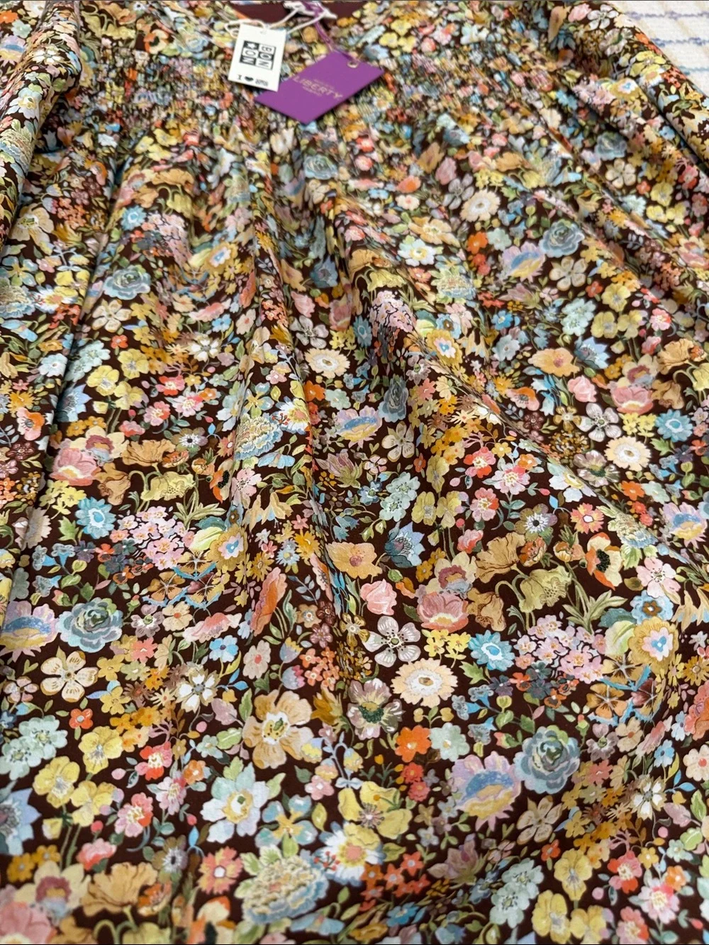 NWT Bonton x Liberty of London Fabric Floral Dress